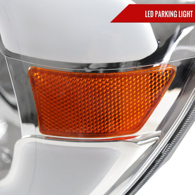 Spec-D 05-11 Tacoma LED Bar Headlights OEM Style Chrome