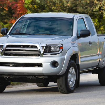 Spec-D 05-11 Tacoma Headlights LED Bar OEM Style Black