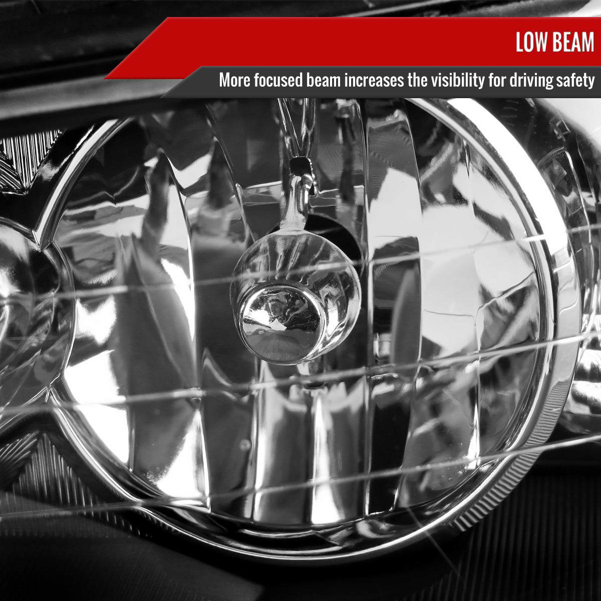 Spec-D 05-11 Lincoln Town Car Headlights OEM Style Black/Clear
