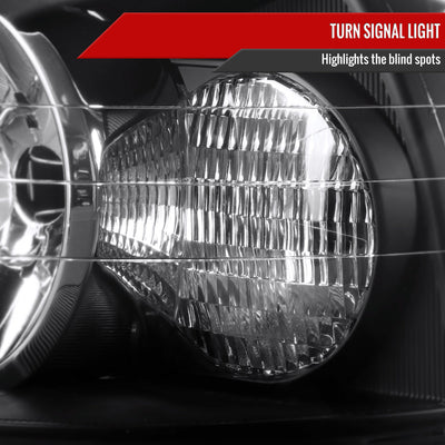 Spec-D 05-11 Lincoln Town Car Headlights OEM Style Black/Clear