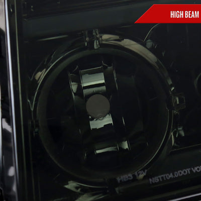 Spec-D 04-15 Nissan Titan Headlights Projector Smoked G3