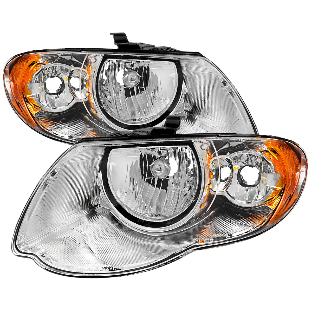 Spec-D 05-07 Chrysler Town & Country Headlights OEM Style Chrome/Clear