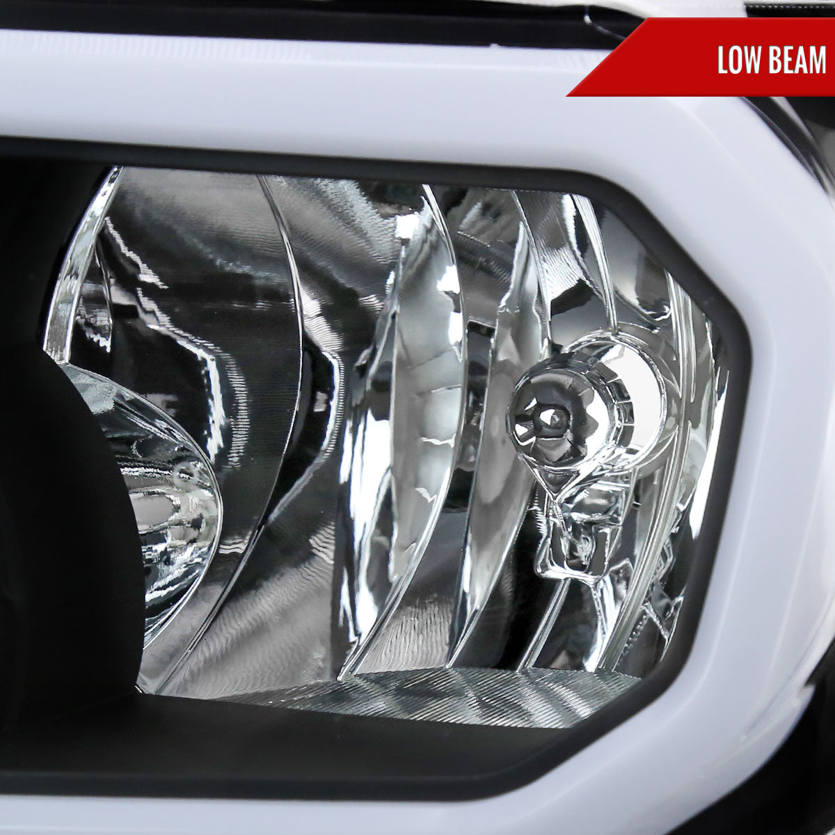 Spec-D 07-13 Tundra/08-17 Sequoia Headlights Retro Tube style Black