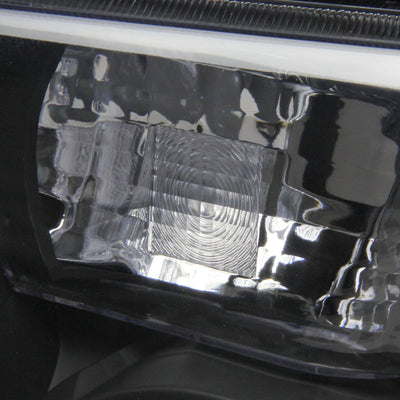 Spec-D 07-14 Chevy Avalanche/Tahoe/Suburban Headlights OEM Style Black