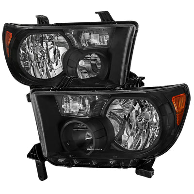Spec-D 07-14 Chevy Avalanche/Tahoe/Suburban Headlights OEM Style Black