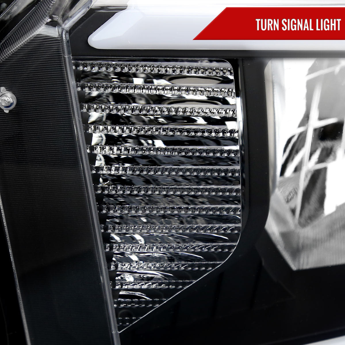 Spec-D 14-21 Tundra Headlights LED Bar OEM Style Black