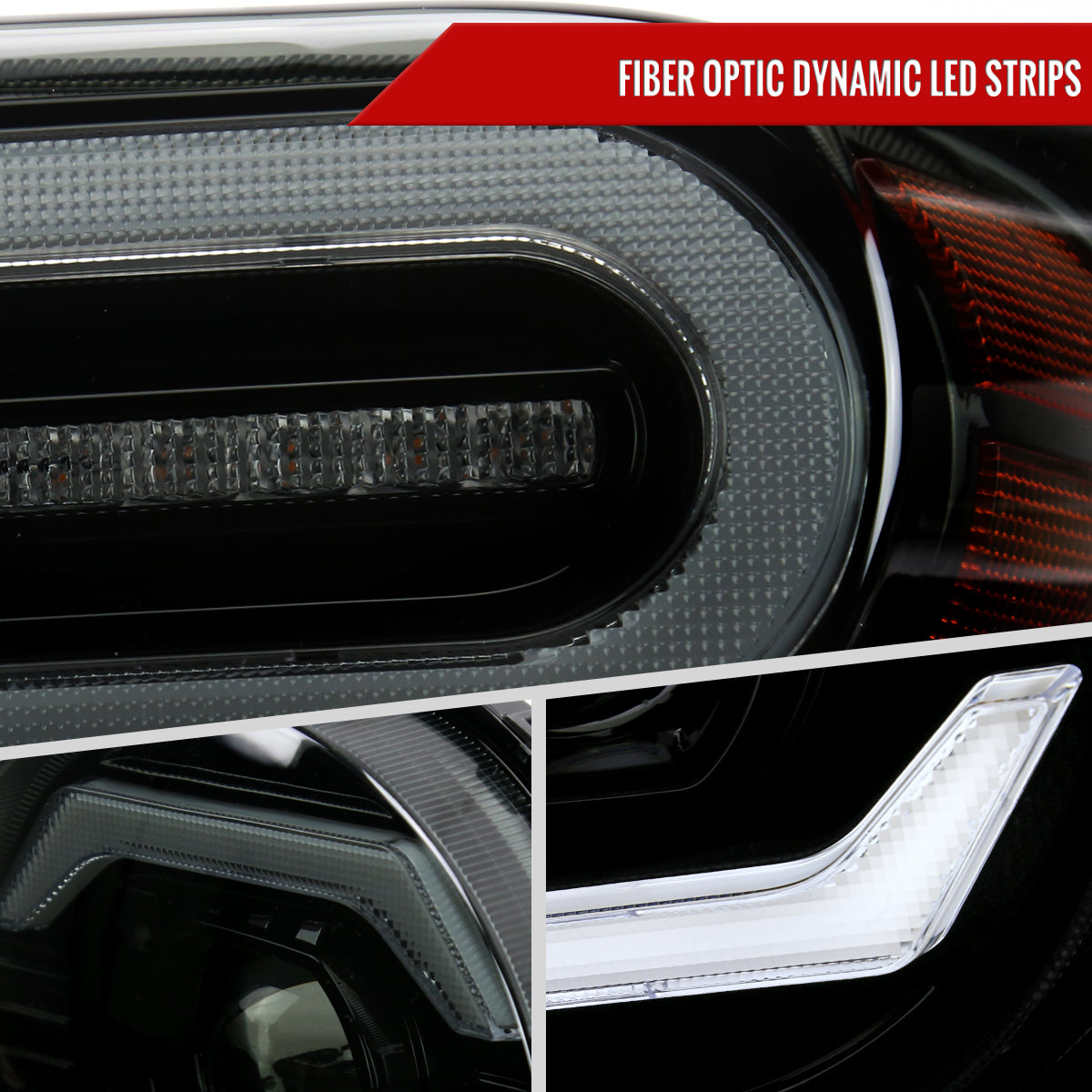 Spec-D 07-14 FJ Cruiser Projector Headlights with SEQ Turn Blk Smoked