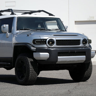 Spec-D 07-14 FJ Cruiser Projector Headlights with SEQ Turn Blk Smoked