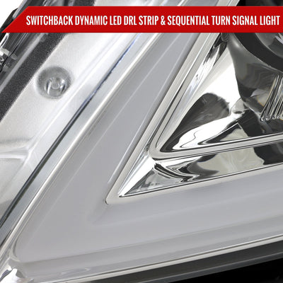 Spec-D 08-13 G37/14-15 Q60 2DR Headlights Sequential LED Clear