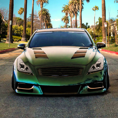 Spec-D 08-13 G37/14-15 Q60 2DR Headlights Sequential LED Clear