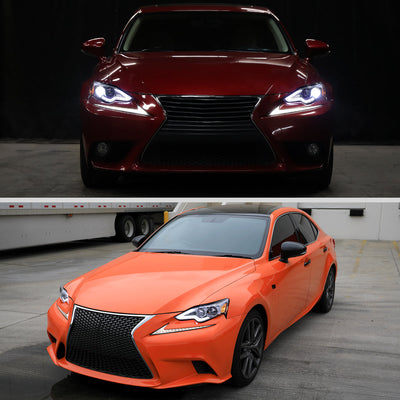 Spec-D 14-15 Lexus IS250 IS350 Headlights Projector Chrome