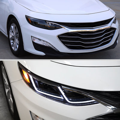 Spec-D 19-24 Chevy Malibu Full Sequential LED Headlights Black/Smoked