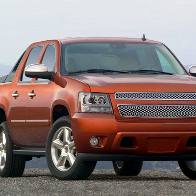 Spec-D 07-13 Avalanche 07-14 Tahoe/Suburban C-Bar Headlights Chrome