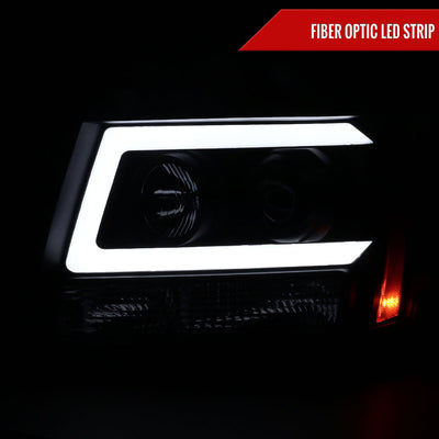 Spec-D 07-13 Avalanche 07-14 Tahoe Suburban Headlights Black/Smoked