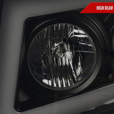 Spec-D 07-13 Avalanche 07-14 Tahoe Suburban Headlights Black/Smoked