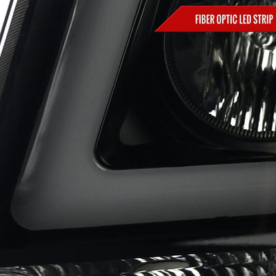 Spec-D 07-13 Avalanche 07-14 Tahoe Suburban Headlights Black/Smoked