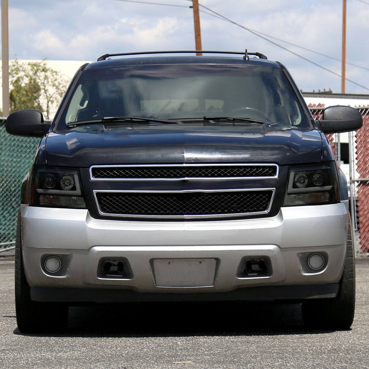 Spec-D 07-13 Avalanche 07-14 Tahoe Suburban Headlights Black/Smoked
