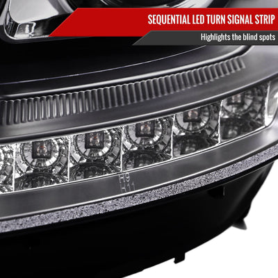 Spec-D 09-11 Benz W164 ML-Class Sequetial LED Headlights Black