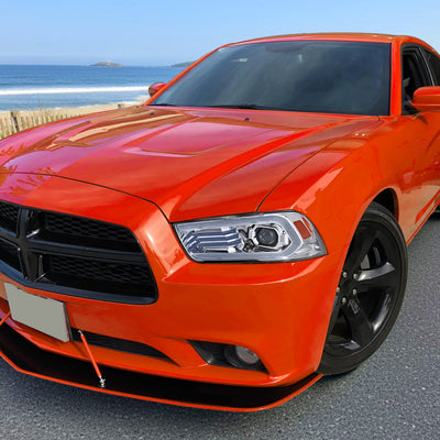 Spec-D 11-14 Dodge Charger Projector HID Headlight Chrome