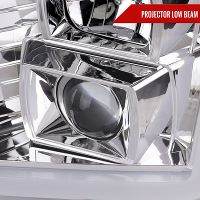 Spec-D 07-14 GMC Yukon/XL 1500/XL 2500 Sequential Headlights Chrome
