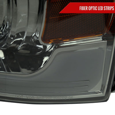 Spec-D 04-08 F-150/06-08 Lincoln Mark LT Pro Headlights Bar /Smoked