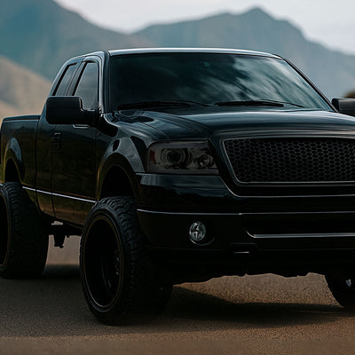 Spec-D 04-08 F-150/06-08 Lincoln Mark LT Pro Headlights Bar /Smoked