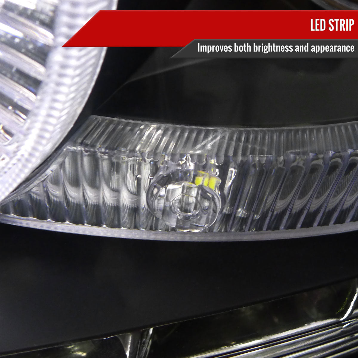 Spec-D 04-08 F-150/06-08 Lincoln Mark LT Halo Pro Headlights Black