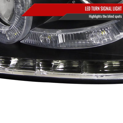 Spec-D 04-08 F-150/06-08 Lincoln Mark LT Halo Pro Headlights Black