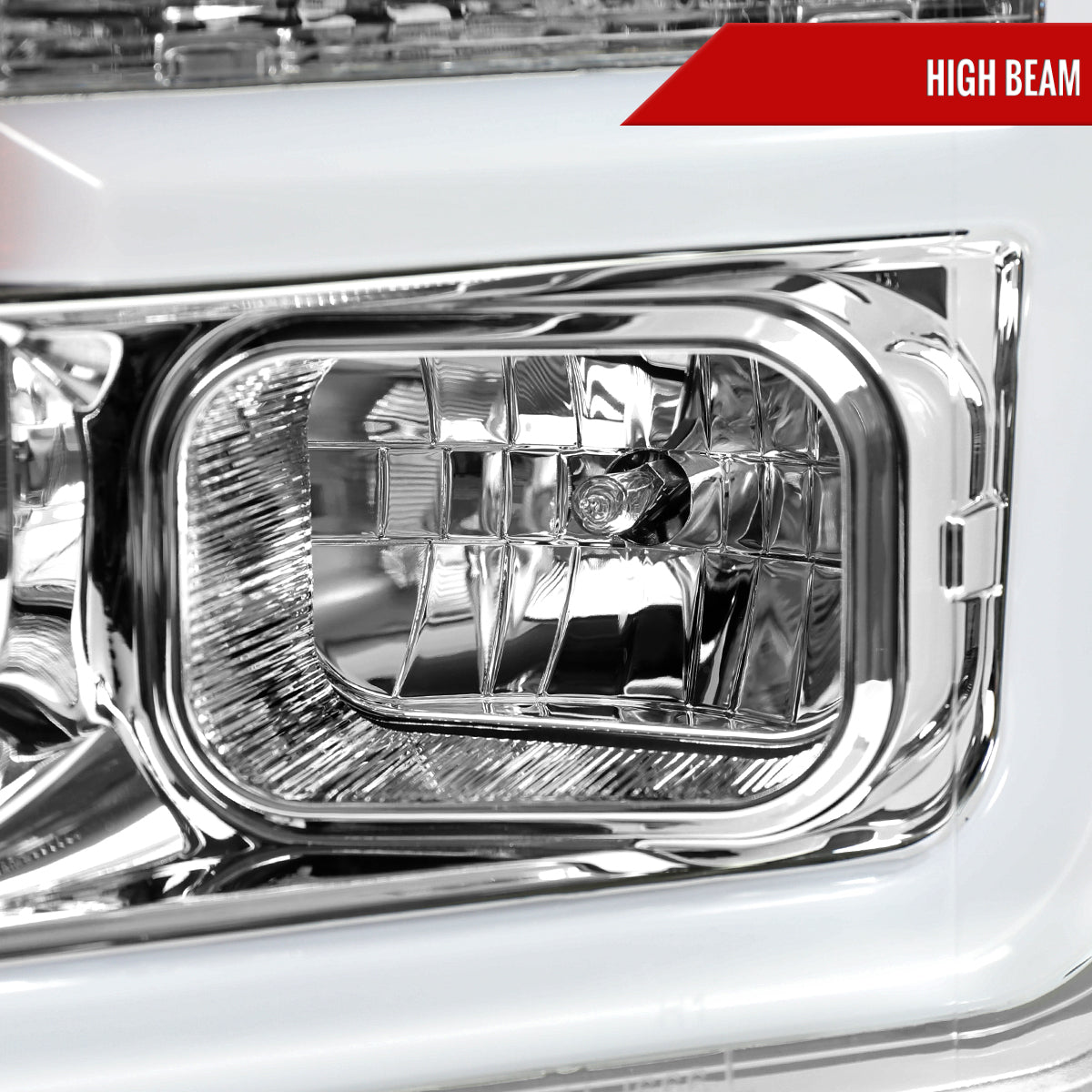 Spec-D 18-20 Ford F-150 Projector Headlights Chrome/Clear.