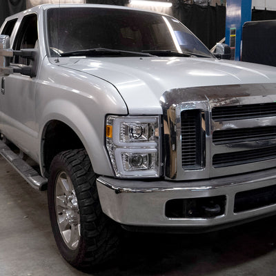 Spec-D 08-10 F250/F350/F450/F550 Sequential Headlights Chrome
