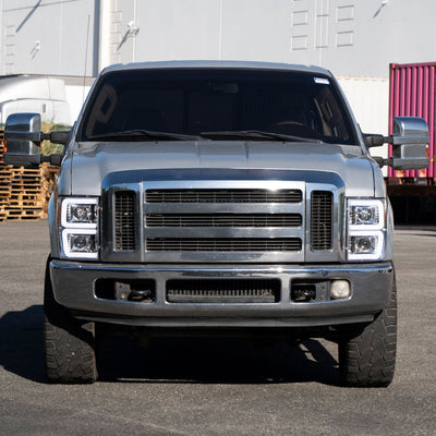 Spec-D 08-10 F250/F350/F450/F550 Sequential Headlights Chrome