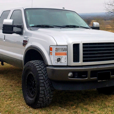 Spec-D 08-10 F250/F350/F450/F550 Super Duty Headlights Sequential
