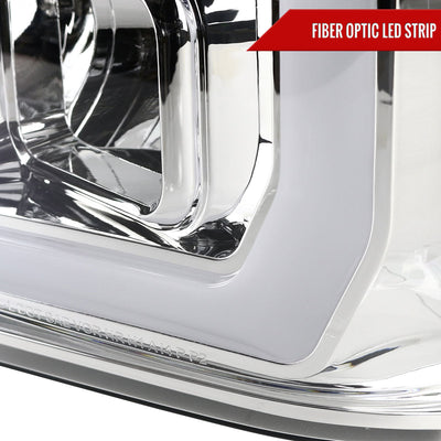 Spec-D 08-10 Ford F-250 F-350 F-450 LED Projector Headlights Chrome