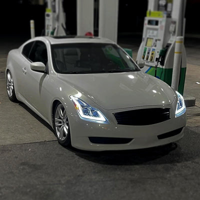 Spec-D 08-13 G37/14-15 Q60 2DR Sequential Headlights Chrome