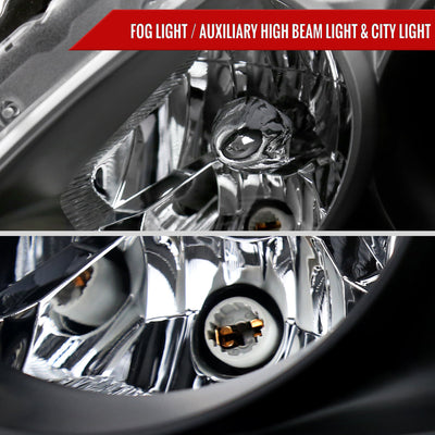 Spec-D 08-13 G37 14-15 Q60 2DR Headlights OEM Style Black/Clear