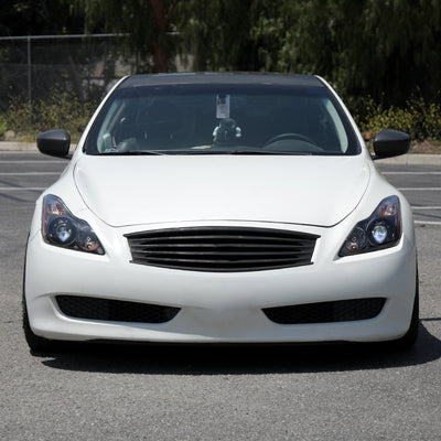 Spec-D 08-13 G37 14-15 Q60 2DR Headlights OEM Style Black/Clear