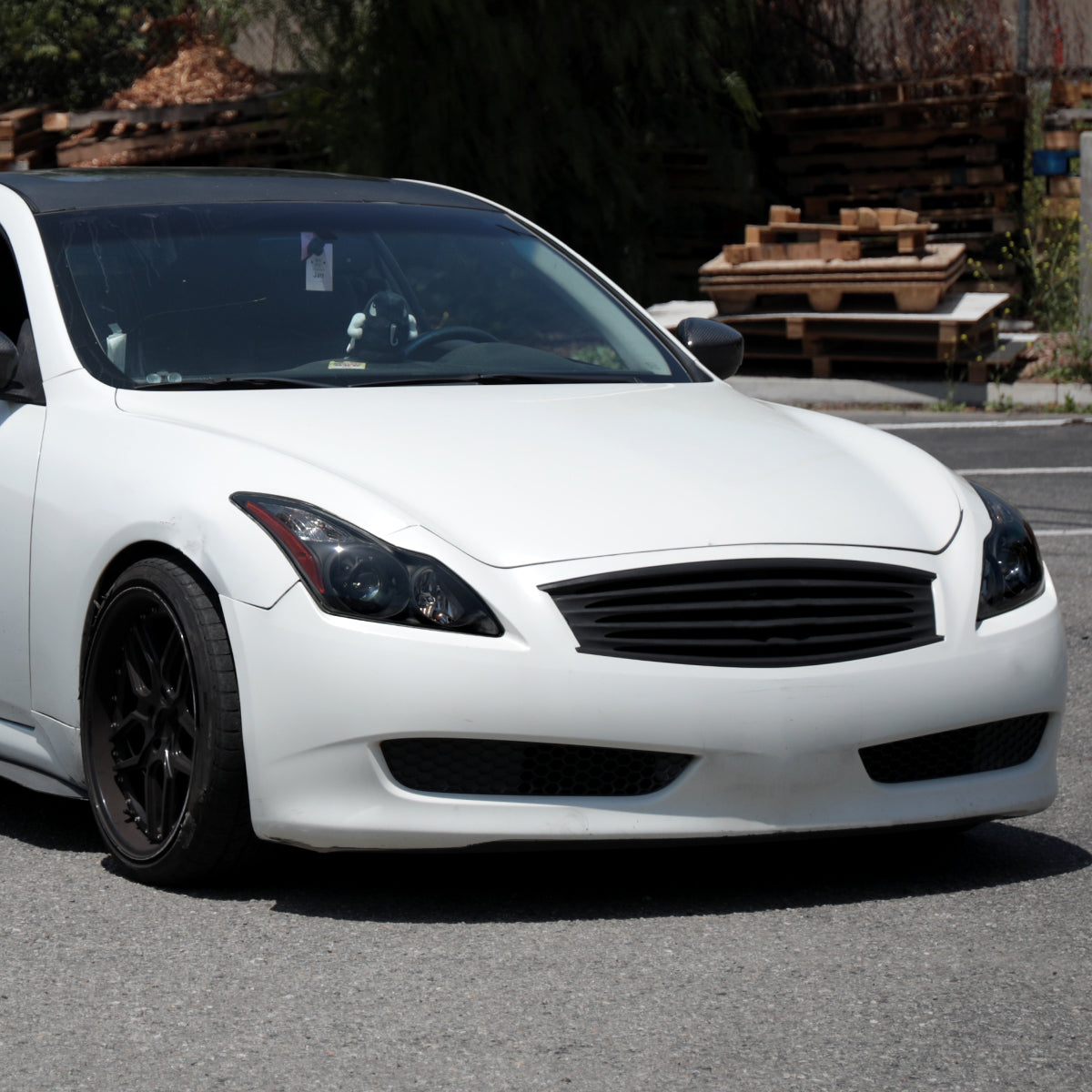 Spec-D 08-13 G37/14-15 Q60 2DR Headlights OEM Style Black/Smoked