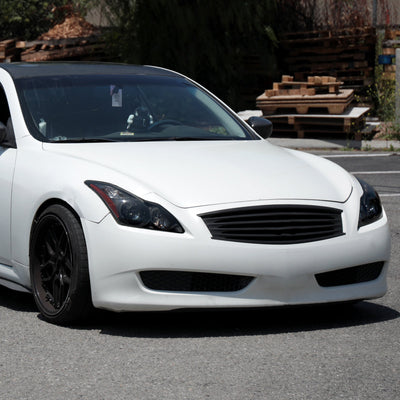 Spec-D 08-13 G37/14-15 Q60 2DR Headlights OEM Style Black/Smoked