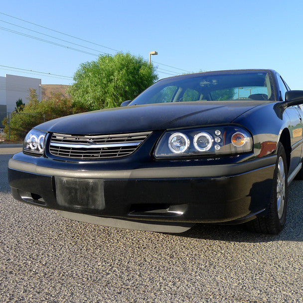 Spec-D 00-05 Chevy Impala Halo Projector Headlights Black