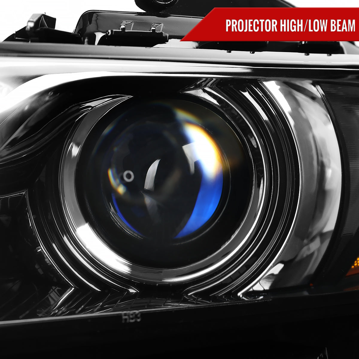 Spec-D 14-20 Chevy Impala OEM Style Projector Headlights Jet Black