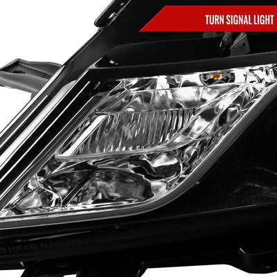 Spec-D 14-20 Chevy Impala OEM Style Projector Headlights Jet Black