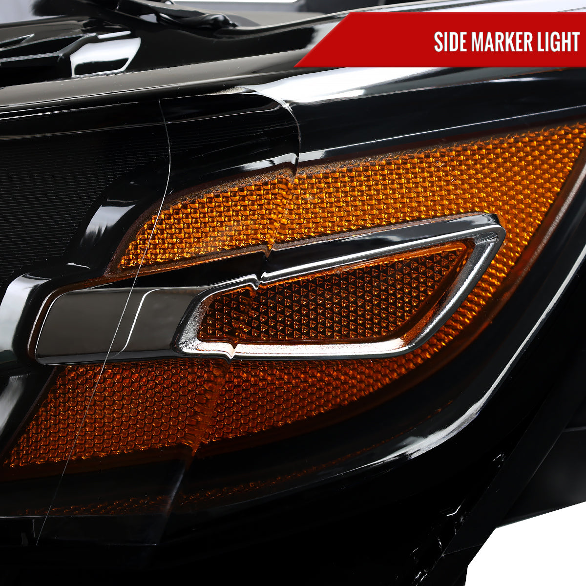 Spec-D 14-20 Chevy Impala OEM Style Projector Headlights Jet Black