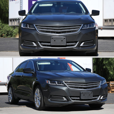 Spec-D 14-20 Chevy Impala Headlights Full LED Sequential Matte Black