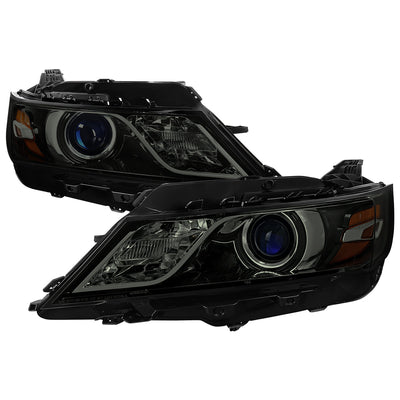 Spec-D 14-20 Chevy Impala OEM Style Projector Headlights Black/Smoked