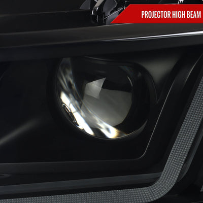 Spec-D 14-20 Chevy Impala Headlights Full DRL SEQ Black/Smoked