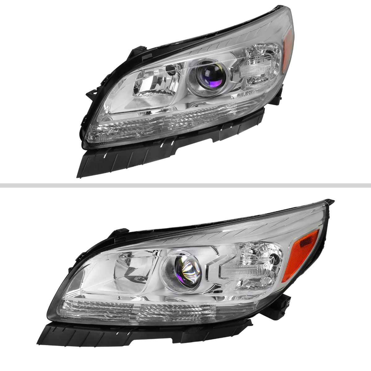 Spec-D 13-15 Malibu/2016 Malibu Ltd Clear Pro Headlights Driver