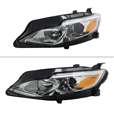Spec-D 19-24 Chevy Malibu Projector Headlights OEM Style Chrome