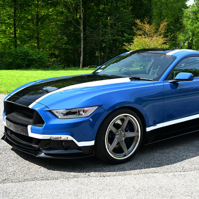 Spec-D 15-20 Ford Mustang HID Projector Headlights Black/Smoked