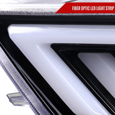 Spec-D 15-17 Ford Mustang Sequential Headlights HID-Type Jet Black