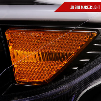 Spec-D 15-17 Ford Mustang Sequential Headlights HID-Type Jet Black